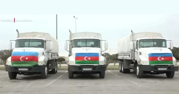 Haber Global подготовил репортаж об отправке гуманитарной помощи из Азербайджана в Иран