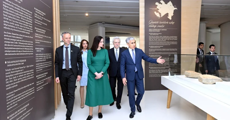 İnqa Ruqiniene Heydər Əliyev Mərkəzində olub FOTOLAR