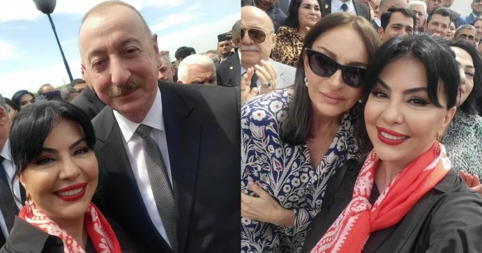 Samirə Prezident və Birinci xanımla bir arada Fotolar