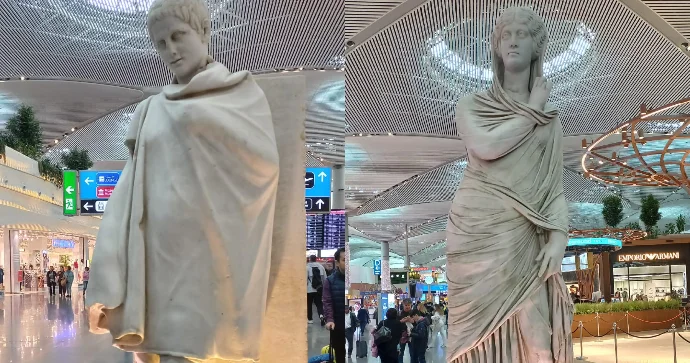 İstanbul aeroportundakı zəhlətökənlər FOTO