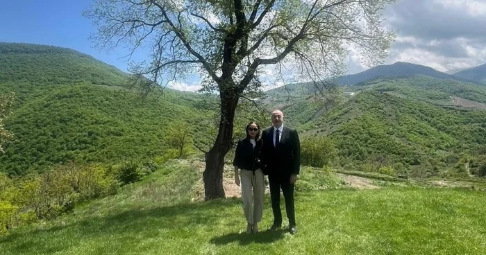 Birinci xanım Daşaltı kəndindən paylaşım edib