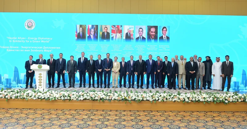 Türkmənistanda Heydər Əliyevə həsr olunmuş enerji konfransı keçirilib FOTOLAR