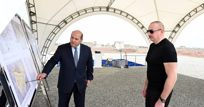 İlham Əliyev Ağdamın Kəngərli kəndinin AÇILIŞNDA