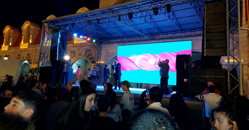 Naxçıvanda konsert və atəşfəşanlıq olub