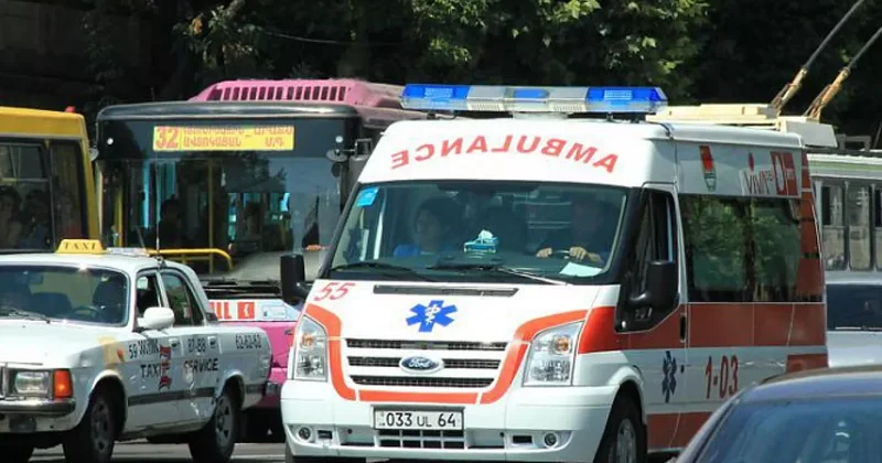 В Ереване взорвался автомобиль Toyota
