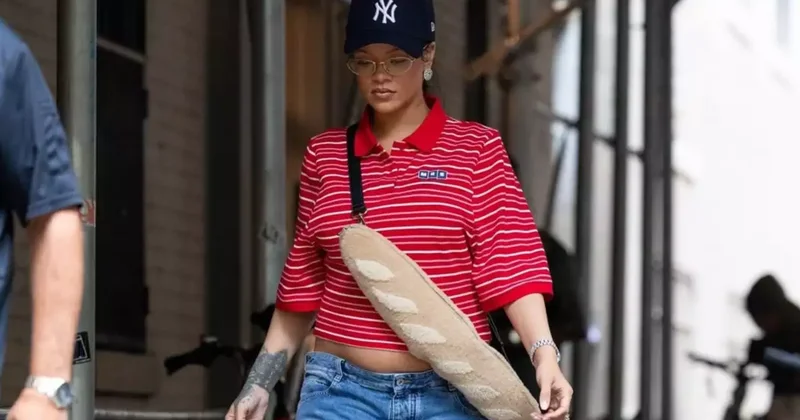 Rihannanın hamiləlik tərzi diqqət çəkdi