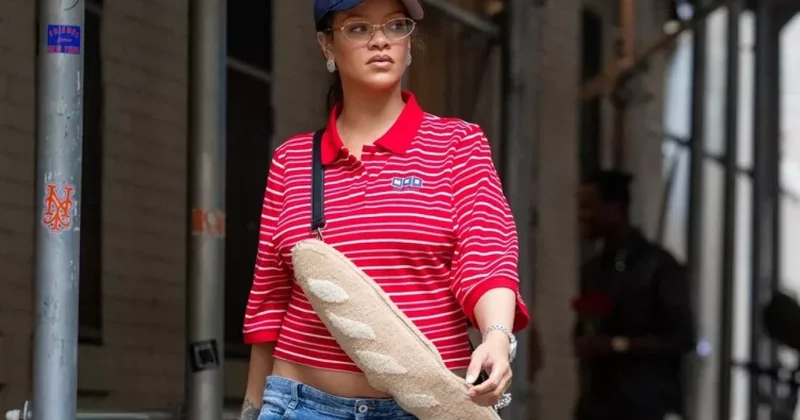 Rihannanın gözoxşayan çantası FOTO