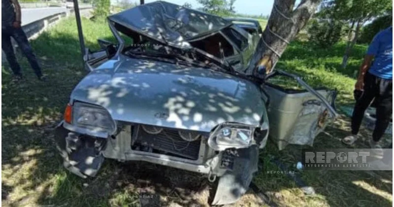 В Шабране автомобиль врезался в дерево, погибли братья