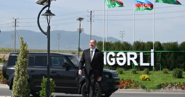 Prezident Kəngərlidəki işlərlə tanış oldu FOTOLAR (YENİLƏNİB)