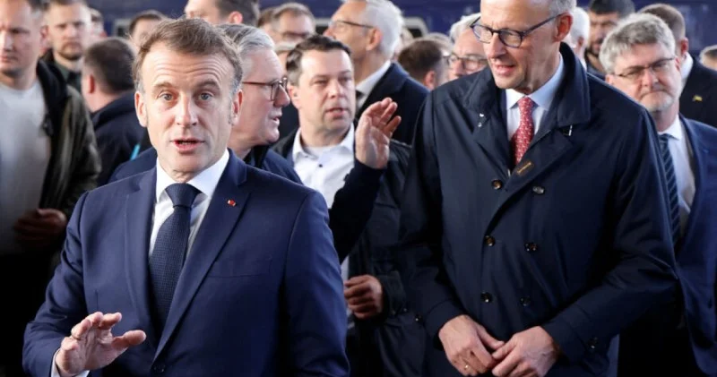 Makron, Merts, Tusk və Starmer Kiyevdədir
