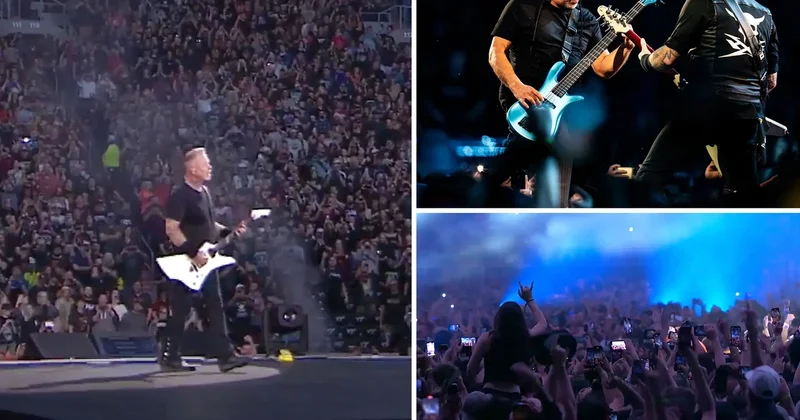 Metallica qrupunun konserti zəlzələyə səbəb oldu