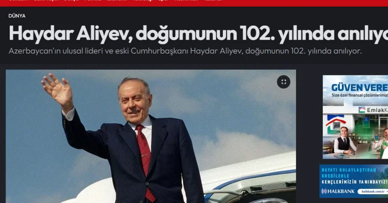 Türkiyə və Şimali Kipr mediası Heydər Əliyev irsi barədə materiallar dərc edir