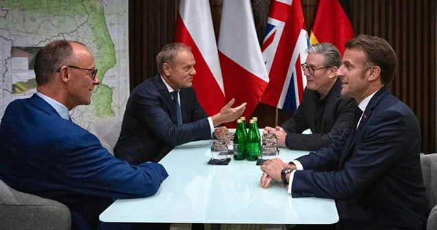 4 ölkənin lideri Ukraynadadır Foto