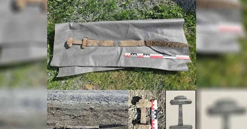 Шестилетний школьник в Норвегии нашел меч времен викингов