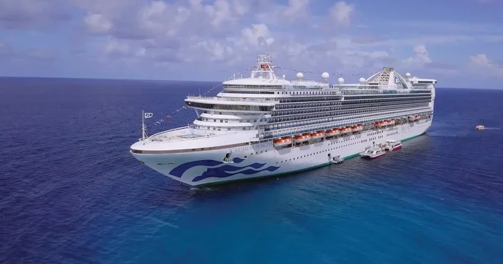 На корабле Caribbean Princess норовирусом заболели более 100 человек