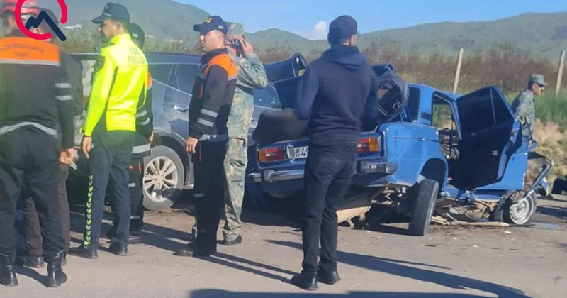 Xıdırlıda ağır qəza 4 ölü, 3 yaralı