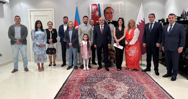 Qətərdə Heydər Əliyevin 103 cü ildönümü böyük ehtiramla anılıb