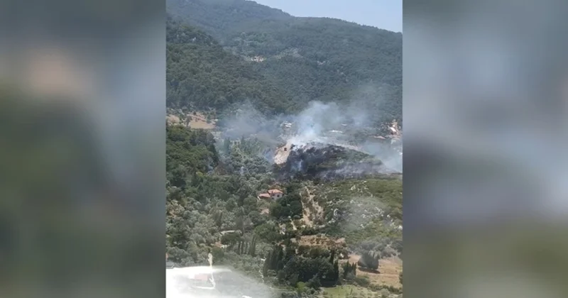 Türkiyədə güclü meşə yanğını 1 təyyarə, 4 helikopter cəlb olundu