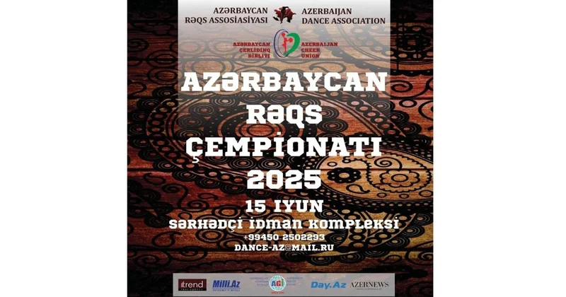 Bakı şəhəri üzrə müasir və milli rəqslər üzrə növbəti rəsmi Açıq Çempionat keçiriləcək