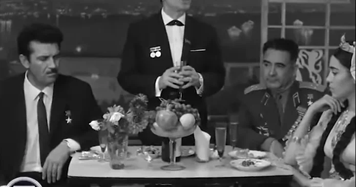 Bəxtiyar Vahabzadə, Niyazi, Ziya Bünyadov, Həsən Turabov SSRİ televiziyasının bayram efirində