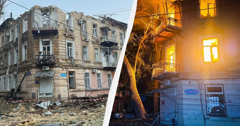 Rusiya İran dronları ilə Odessaya zərbə endirib, ölənlər var