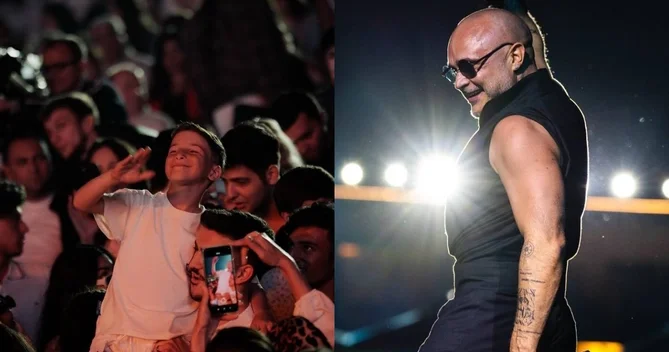 Miri Yusifin yağış altında baş tutan konsertindən görüntülər