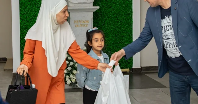 Nərimanov rayonunda Qurban Bayramı münasibətilə şəhid, qazi və aztəminatlı ailələrlə görüş keçirlib
