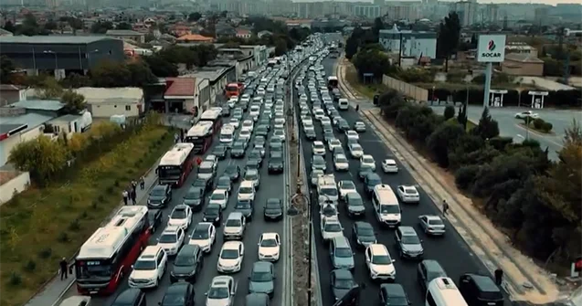 Həftənin ilk iş günündə Bakı yollarının durumu