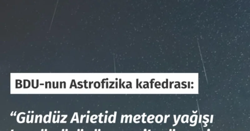 Кафедра астрофизики БГУ: Сегодня пик дневного метеорного потока Ариетиды