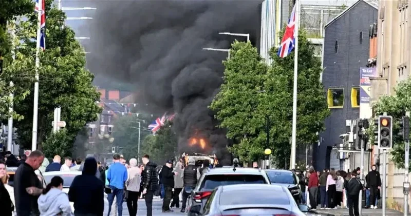 Белфаст охватили беспорядки после нападения гражданина Судана