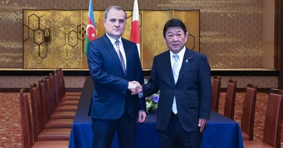 Azərbaycan və Yaponiya XİN rəhbərləri görüşüb