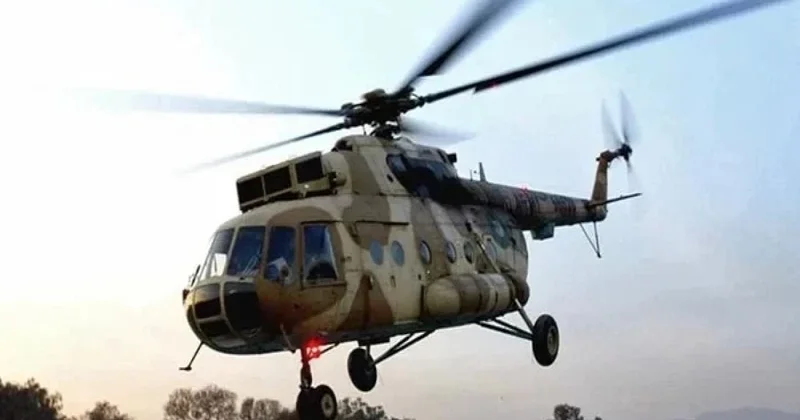 Pakistan ordusunun helikopteri qəzaya uğrayıb, bütün ekipaj üzvləri həlak olub