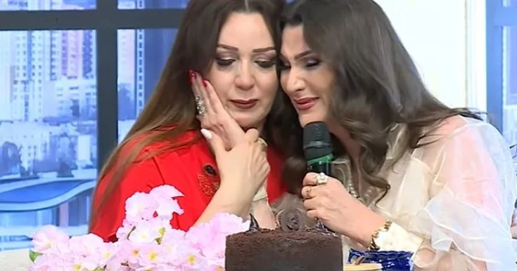Xalq artistləri efirdə ağladılar Video