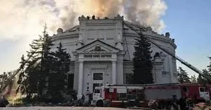 Ukrayna pilotsuz təyyarəsi Sevastopolun Müdafiəsi panoramasına zərbələr endirib