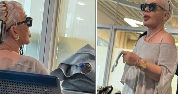 Sezen Aksu hava limanında görüntüləndi Fotolar