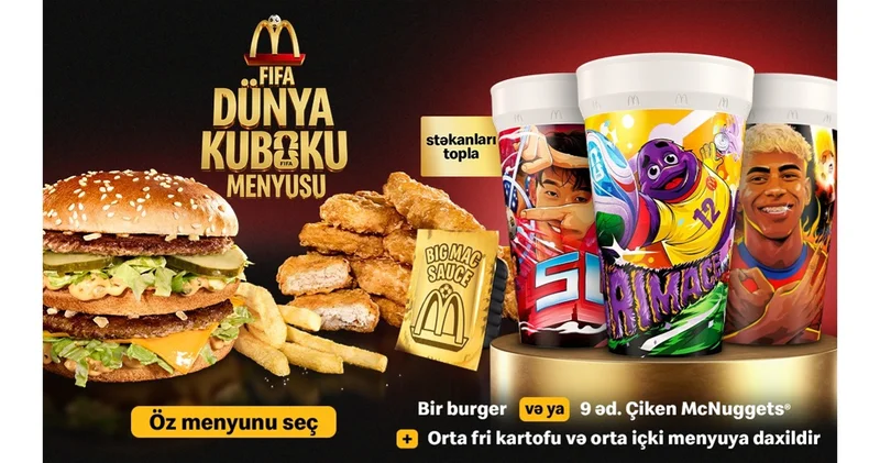 В McDonald’s стартовала глобальная кампания, посвящённая FIFA World Cup 2026™ ФОТО