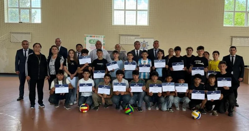 Ağstafada voleybol üzrə rayon birinciliyi keçirilib
