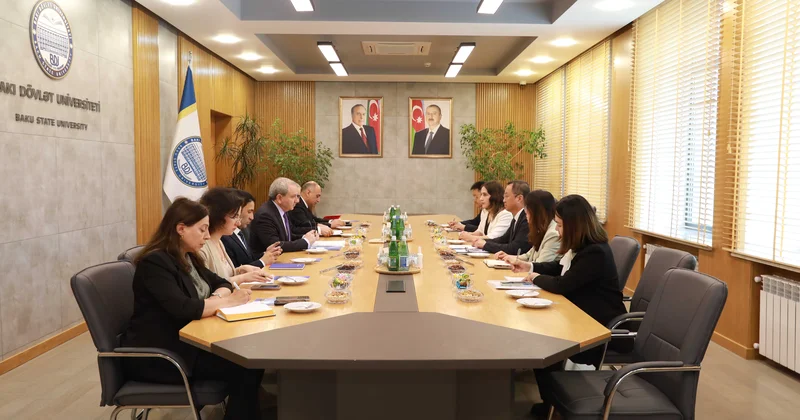 Çinin Xi’an Shiyou Universitetinin vitse prezidenti Zhang Rongjunun rəhbərlik etdiyi nümayəndə heyəti BDU da olub