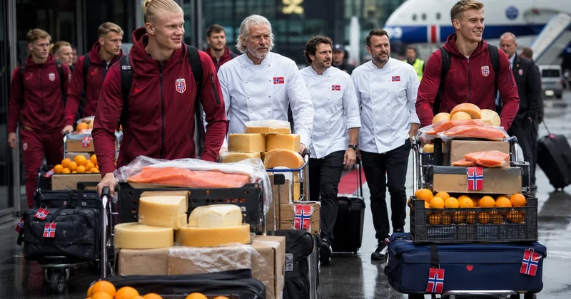 Norveçdən DÇ hazırlığı: 300 kilo balıq, 6000 portağal