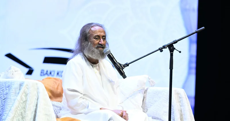 Bakıda meditasiya və daxili harmoniya mövzusunda görüş: Sri Sri Ravi Şankarın mesajları