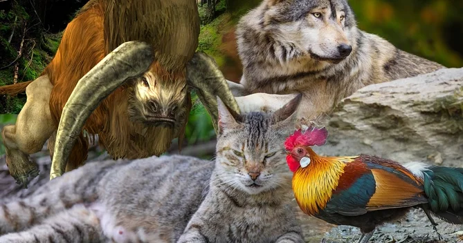 Müasir heyvanlar hansı qədim növlərdən təkamül edib?