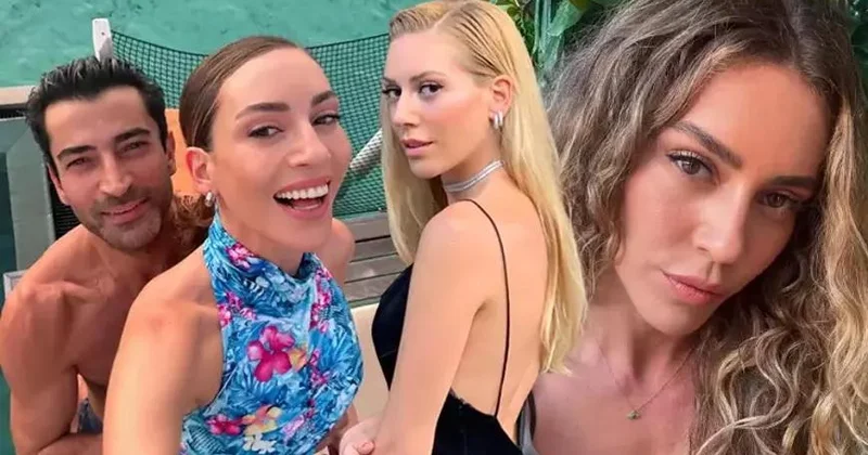 Sinem Kobal tətildən paylaşım edib
