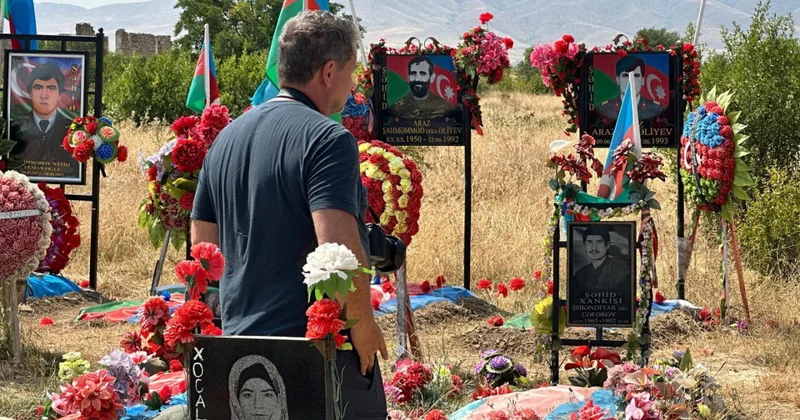 Началась поездка международных путешественников в Агдам ФОТО
