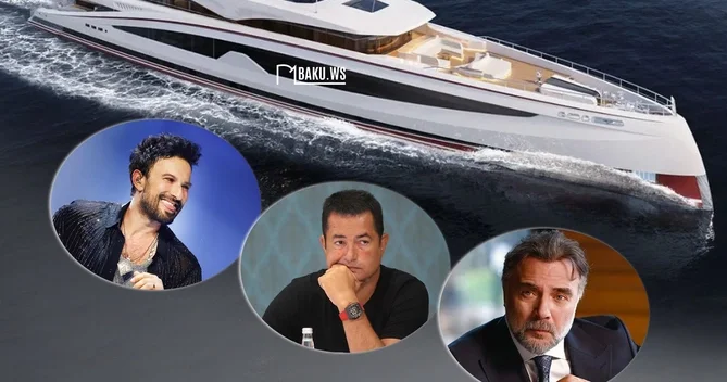 Milyon dollarlıq yaxtasında, hovuz, sauna, kort zonası olan MƏŞHURLAR SİYAHI