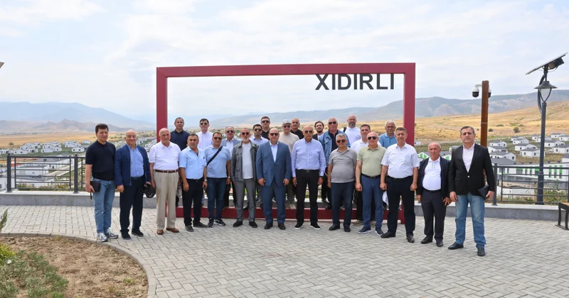 Siyasi partiya sədrləri Ağdamda FOTOLAR