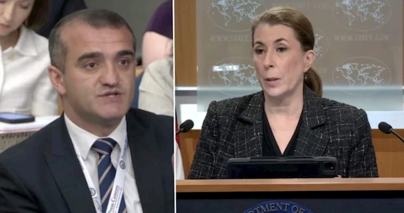 ABŞ Dövlət Departamenti azərbaycanlı jurnalistin sualını cavablandırdı: “Azərbaycan və Ermənistanın sülh istəyini dəstəkləyirik” VİDEO/FOTOLAR