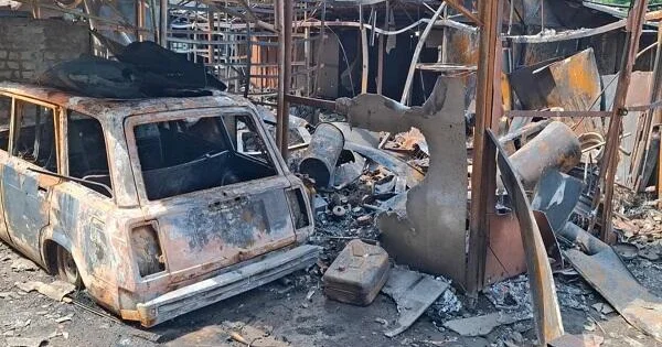 Rusiyanın dronu səfirliyimizin yaxınlığına düşdü Foto