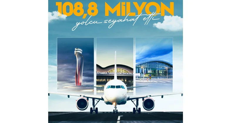 Bu ilin ilk altı ayında Türkiyənin hava nəqliyyatından 108,8 milyon sərnişin istifadə edib