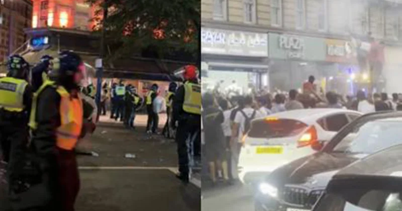 Məğlubiyyətdən sonra Londonda iğtişaşlar törətdilər Video