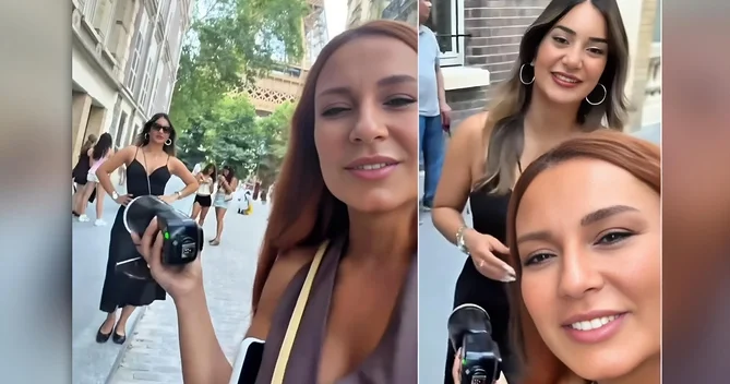 Xalq artisti qızı ilə Fransada fotosessiya etdirdi